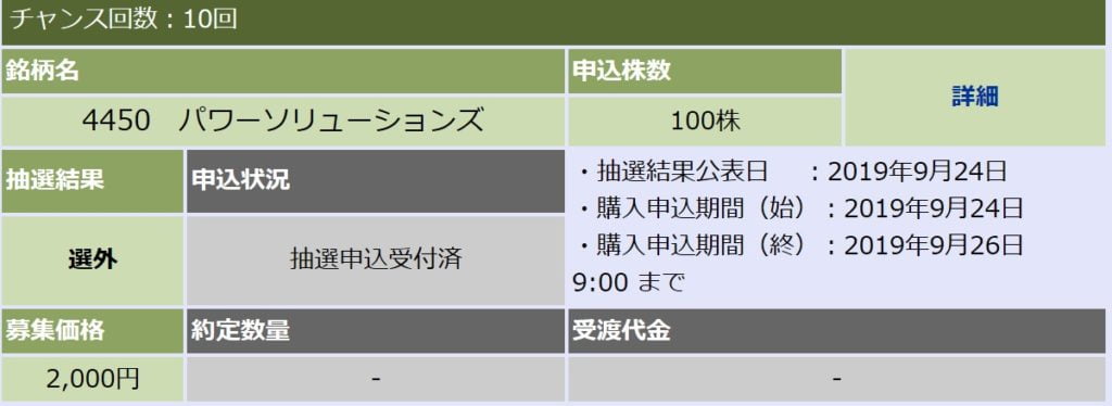 パワーソリューションズ（大和証券）
