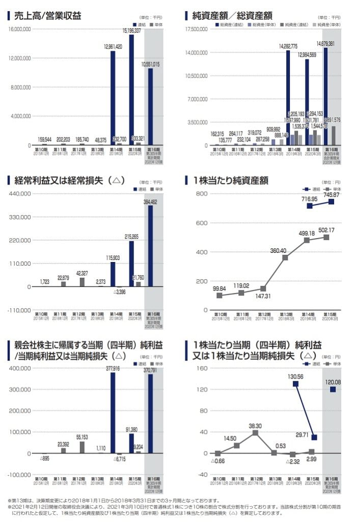 セレンディップ・ホールディングスの業績