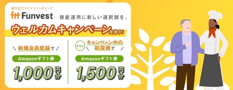 Funvestのウェルカムキャンペーン